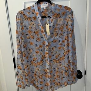 NWT Long Sleeve Button Down Top